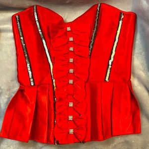 Red Bustier Corset